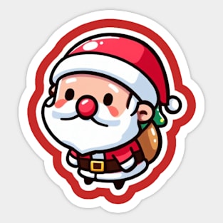 Cute Papa Noël Sticker